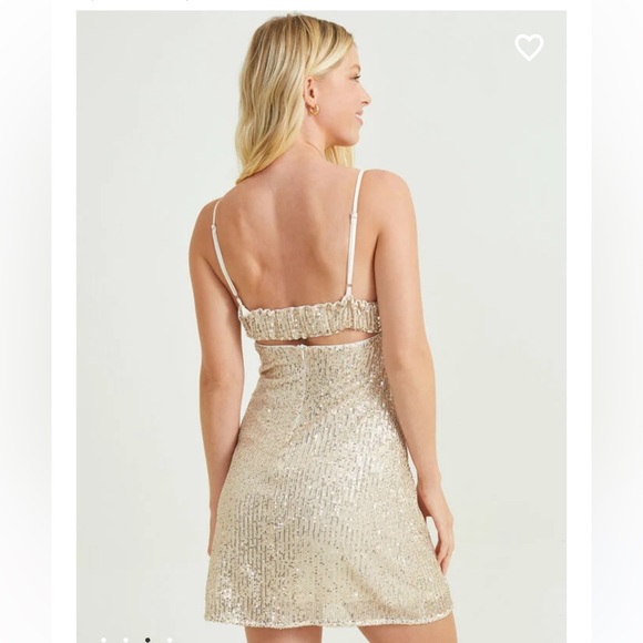 Sequin Slip Dress Size Medium - Picture 2 of 7